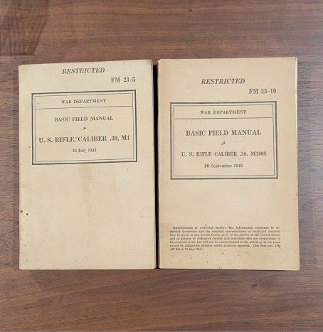 War Department Basic Field Manuals $5