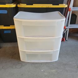 Sterilite Wide 3 Drawer Organizer