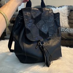 The Sak Convertible Leather Backpack 