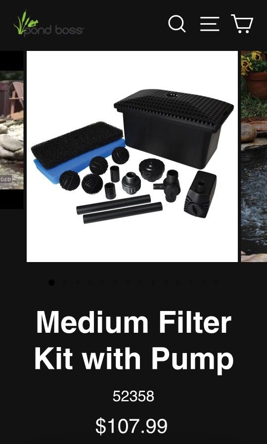 Medium Filter Kit With Pump