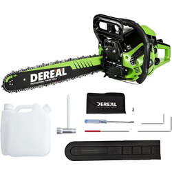 Gas Chainsaws 20 Inch Gas Powered Chainsaw 62CC CS62X-GR 2 Stroke Engine Chain Saw for Cutting Wood Outdoor Garden Farm Home