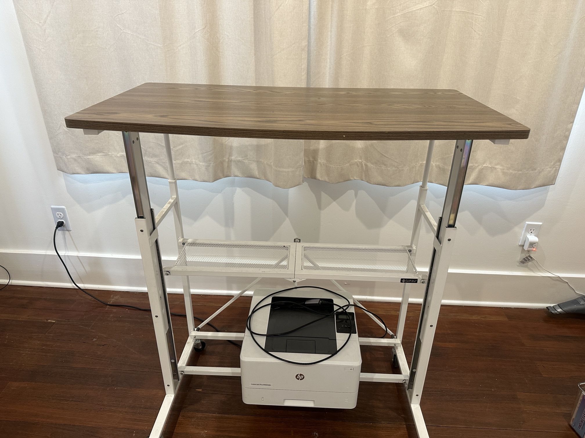 Wayfair Adjustable Standing Desk on Wheels – 36” Wide