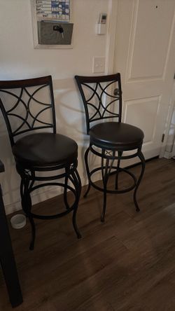 28" iron bar stools $20