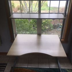 IKEA Desk With Shelves