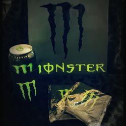Monster koozie x 2