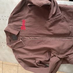 Bone Thugs-N-Harmony Brown/Burgundy Zip Up Jacket,Size Large,Once  Worn, No Tags