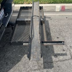 Tow Dirt Bike Rack And Basket 