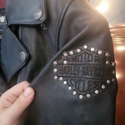 Leather Harley Davidson Jacket