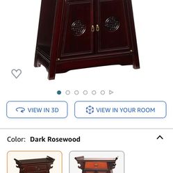 Oriental Rosewood Cabinet