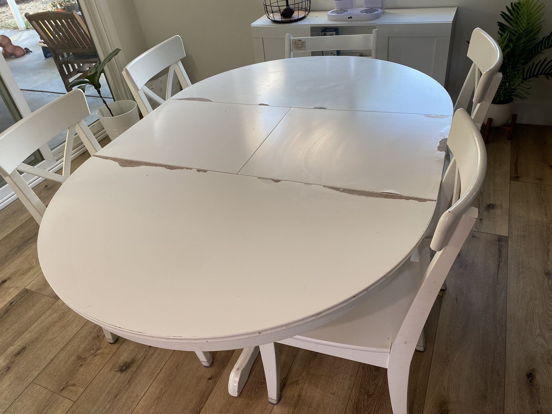 IKEA INGATORP Extendable Table, White for Sale in Rialto, CA - OfferUp