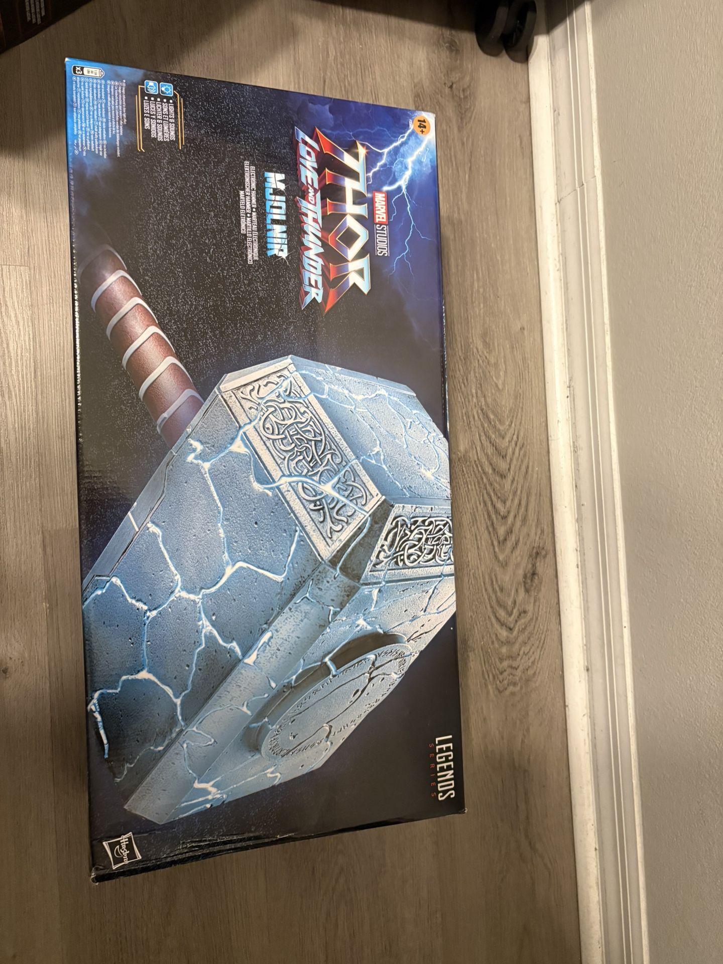 Marvel Legends Series Thor Love & Thunder Mjolnir Electronic Hammer 2022 Hasbro