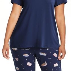 Women's and Women’s Plus Sleep Tee and Joggers Pajama Set, 2-Piece, Sizes XS to 3X...NEW WITH TAGS
