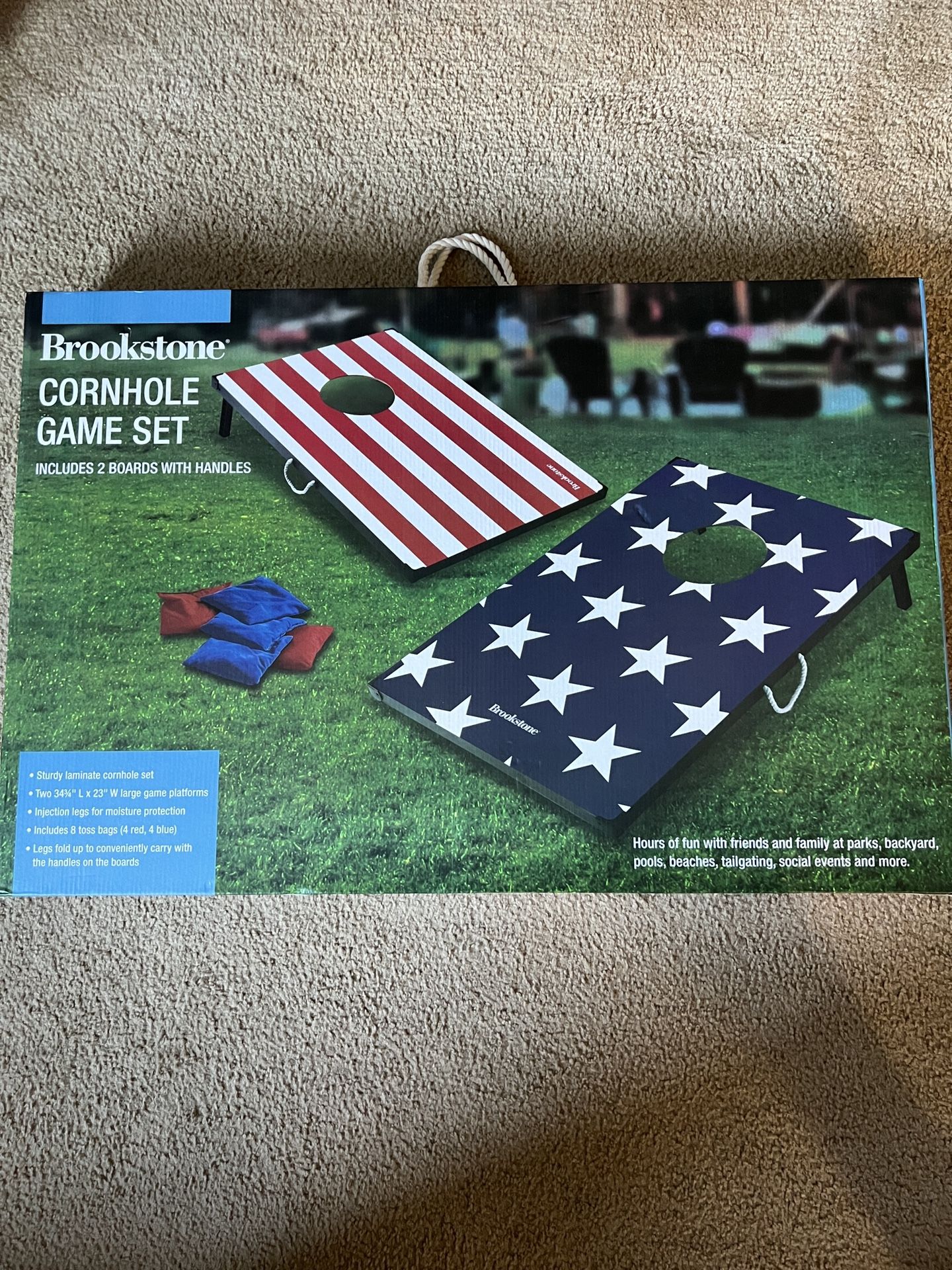 Brooks tone Cornhole Game Set