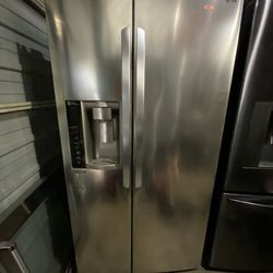 Side By Side LG Stainless Steel