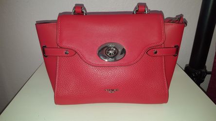 Coach bright red Blake tote