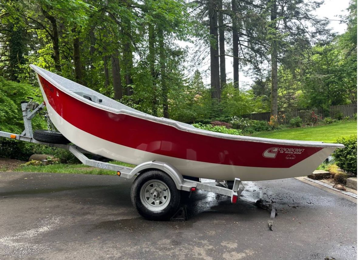 Pristine 2010 Clackacraft 16ft High Side Drift Boat - $7,900 (Portland)