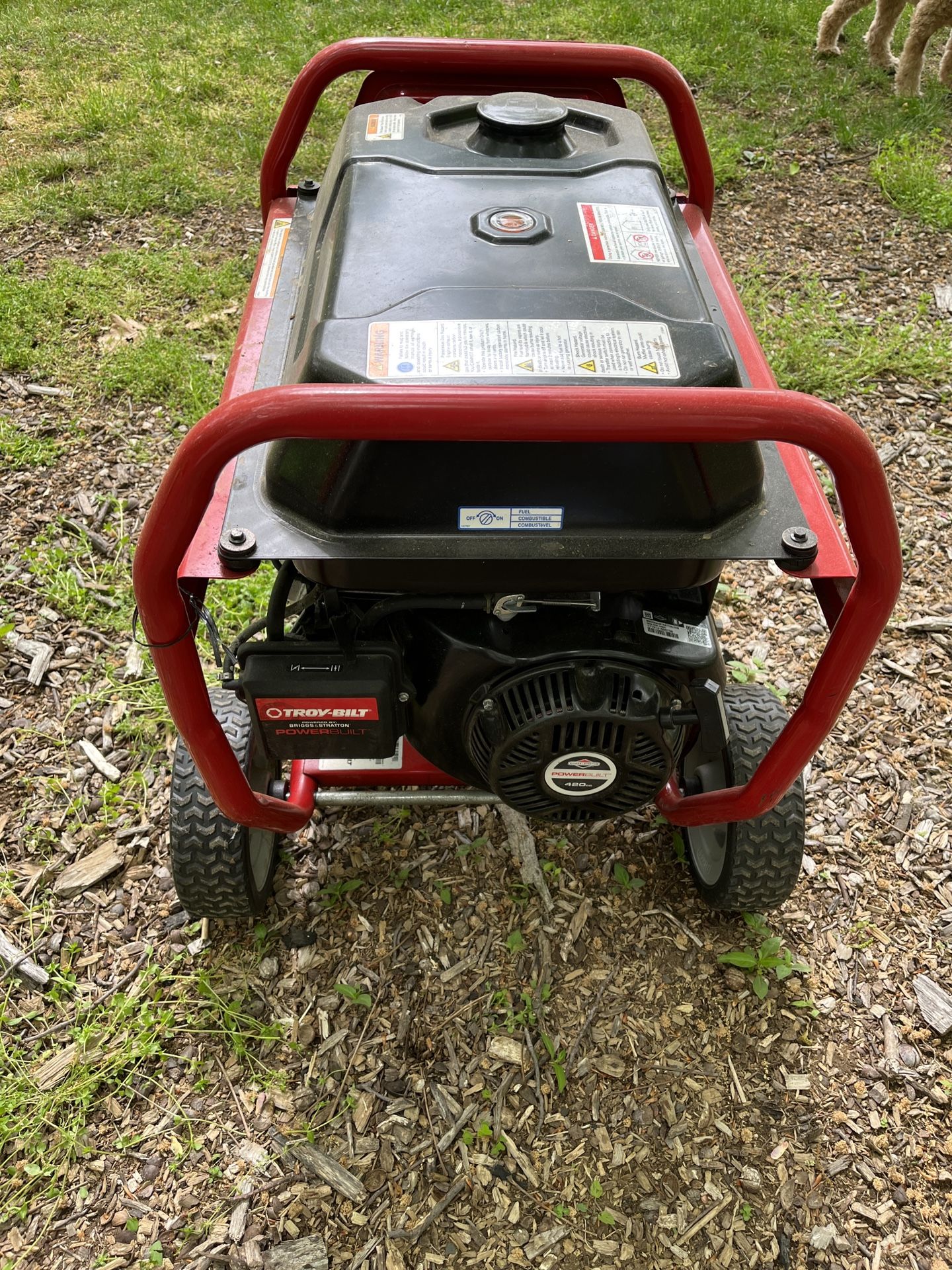 TroyBilt 6250 Watt Portable Generator with 50’ Power Cord for
