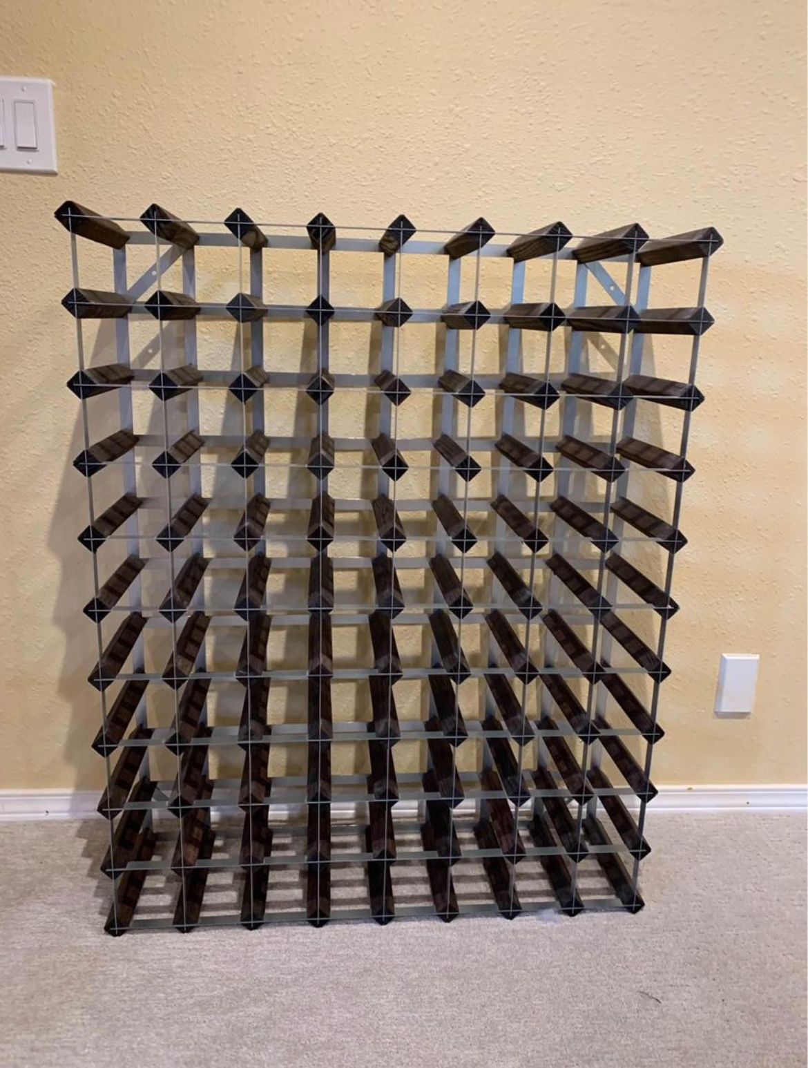 Wine Rack - Holds 80 bottles