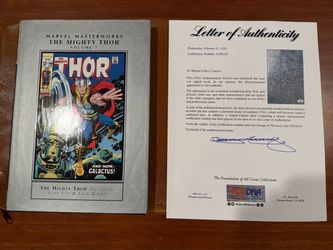 THOR Marvel Masterworks 7 Pristine Nos never read Signed by STAN LEE / Psa/Dna