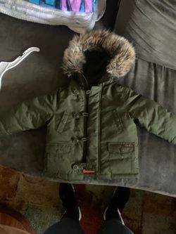 Polo puff jacket / gray jacket