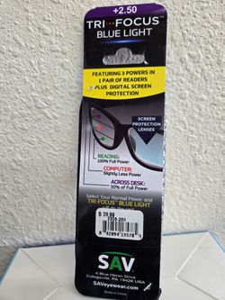 +2.50 TRI FOCUS BLUE LIGHT