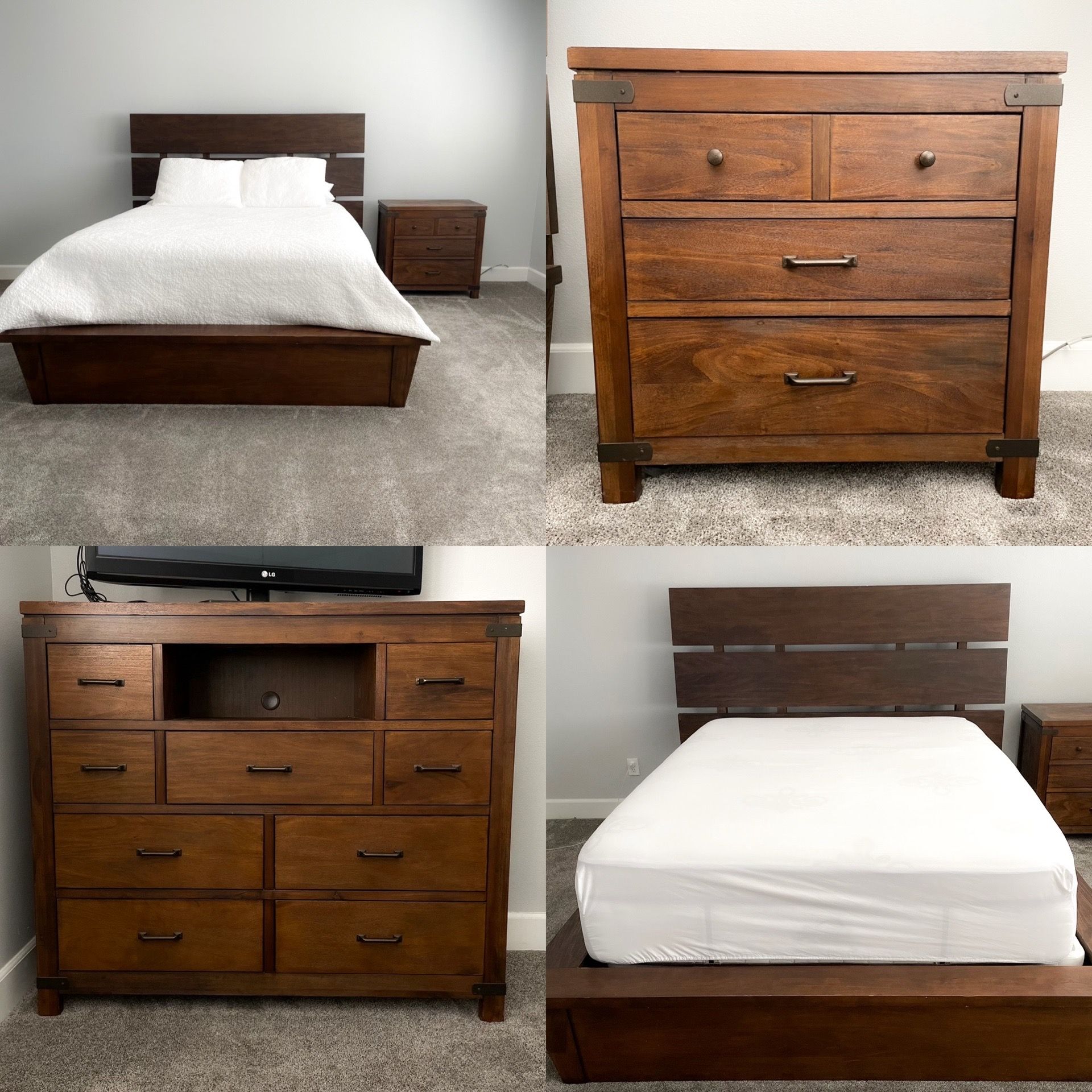 4pc Queen Bedroom Set Beautiful Condition