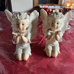 Set Of Porcelain Angels