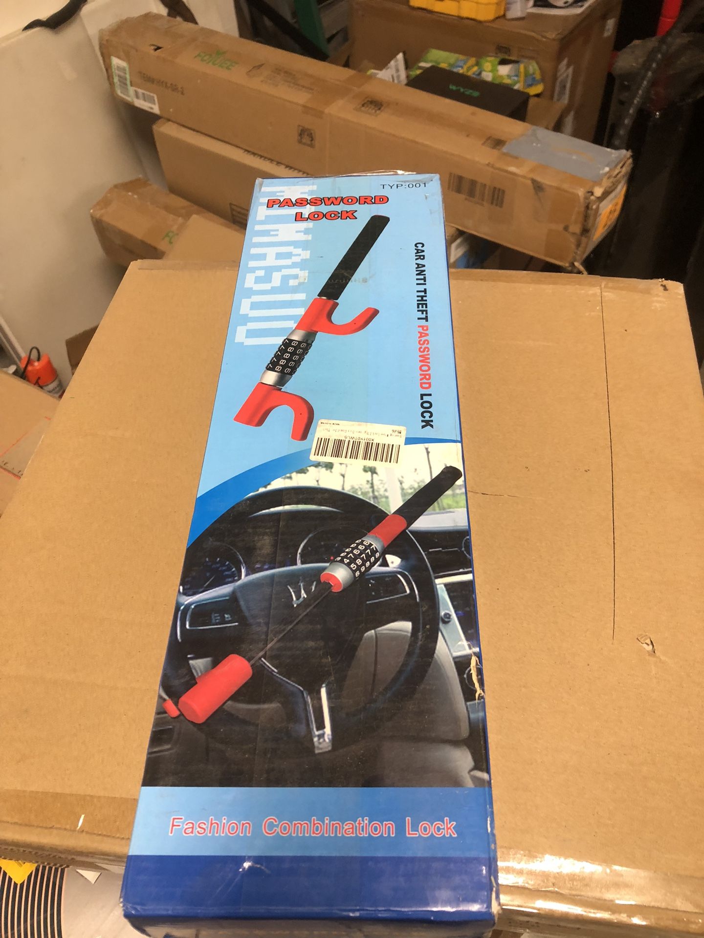 Password Steering wheel lock