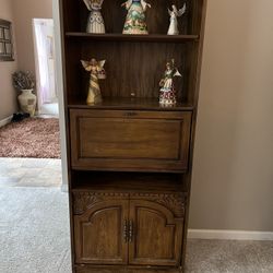 Tall Cabinet Collector Collectible Shelf 