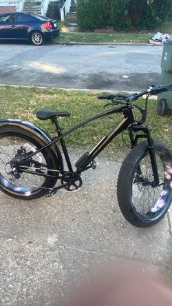 Black Fat Tire Electric Bike