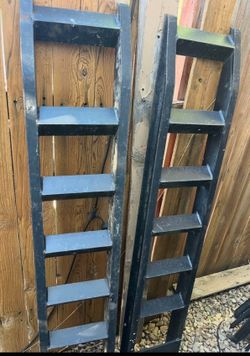 Heavy duty trailer ramp