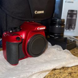 Canon T6 With 2 Lenses 
