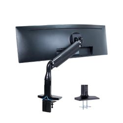 Desk Mount Ultra wide Monitor Stand Fits up to 49”Screens Articulating Arm