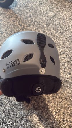 Gray Ski Helmet Size S