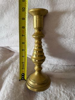 CANDELABRO ANTIGUO DE BRONCE MACISO MUY PESADA