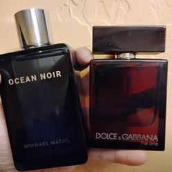 Michael Malul Ocean Noir EDP 100 ml + New 2026 Dolce and Gabbana The One Parfum EDP 50 ml Men's Cologne (NEW)