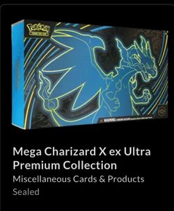 2 Pokémon Mega Charizard X ex Ultra Premium Collection