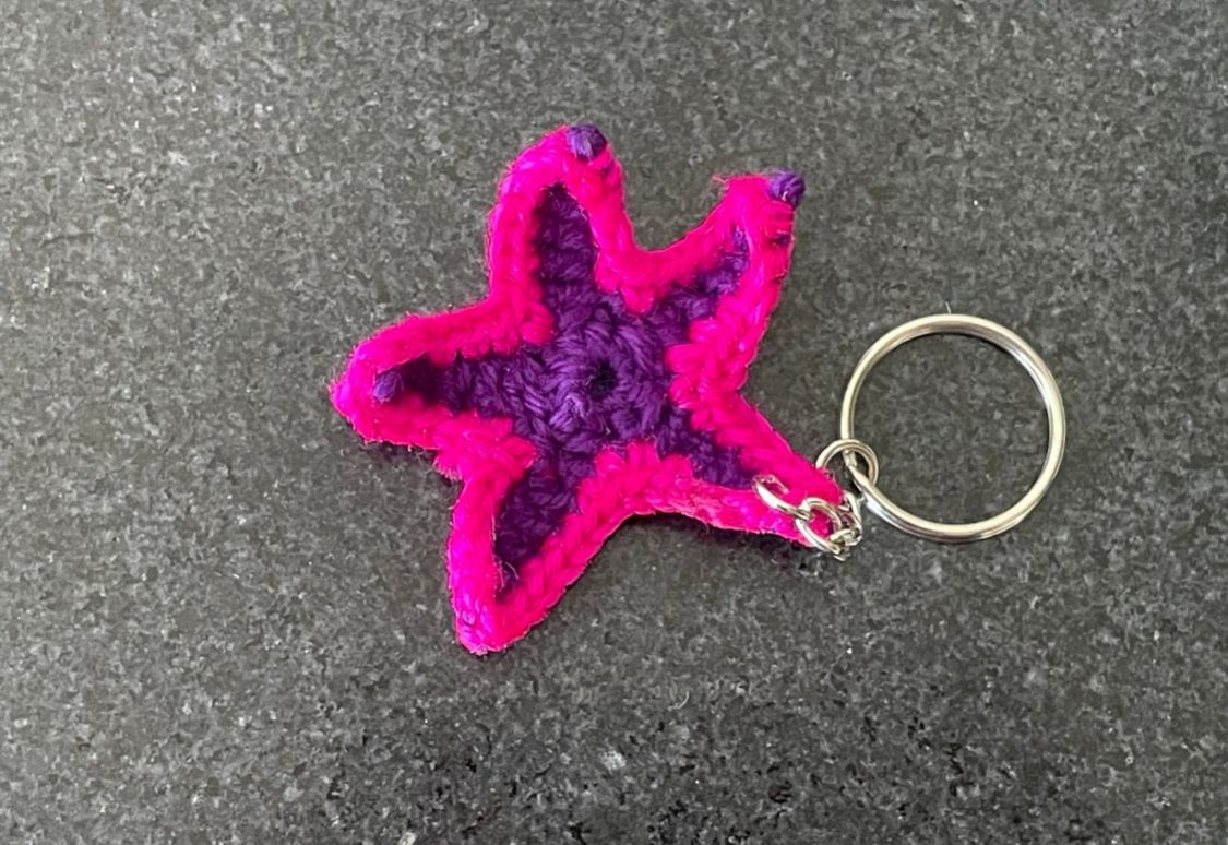Starfish Keychain