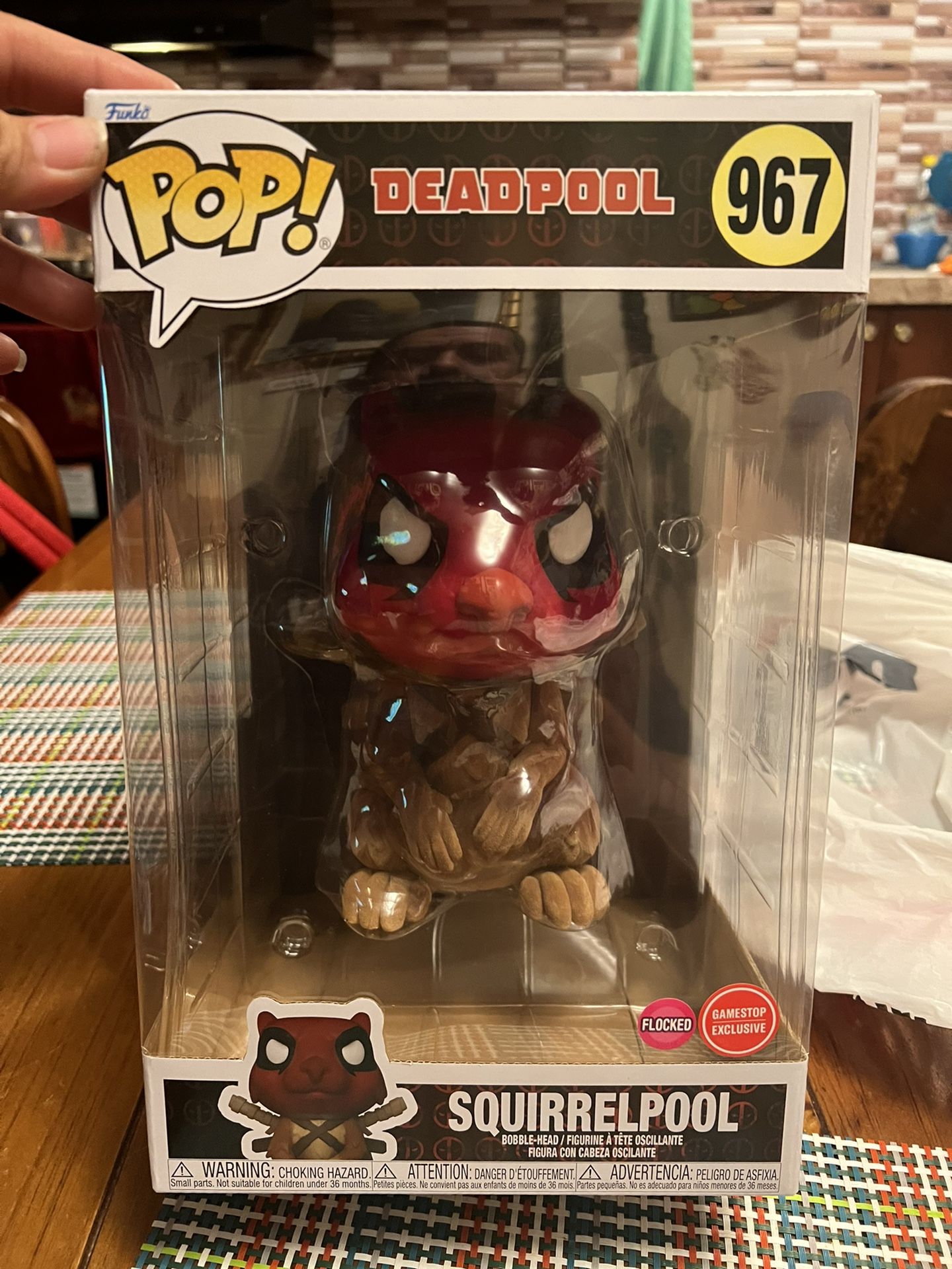 Jumbo Squirrel Pool Funko Pop Flocked