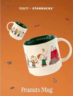 Peanuts × Starbucks mug