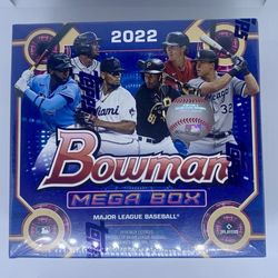 2022 Bowman Baseball Mega Box Brand New Sealed