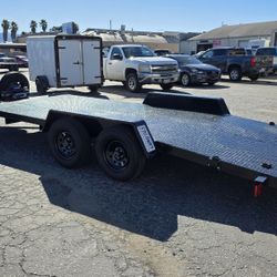 7x18  Car Trailer  Dovetail 