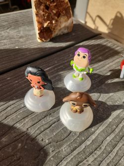 Disney 100th anniversary 3 figure lor Buzz Moana Lamb