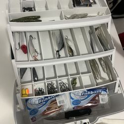 Plano Tackle Box With Fishing Tackle