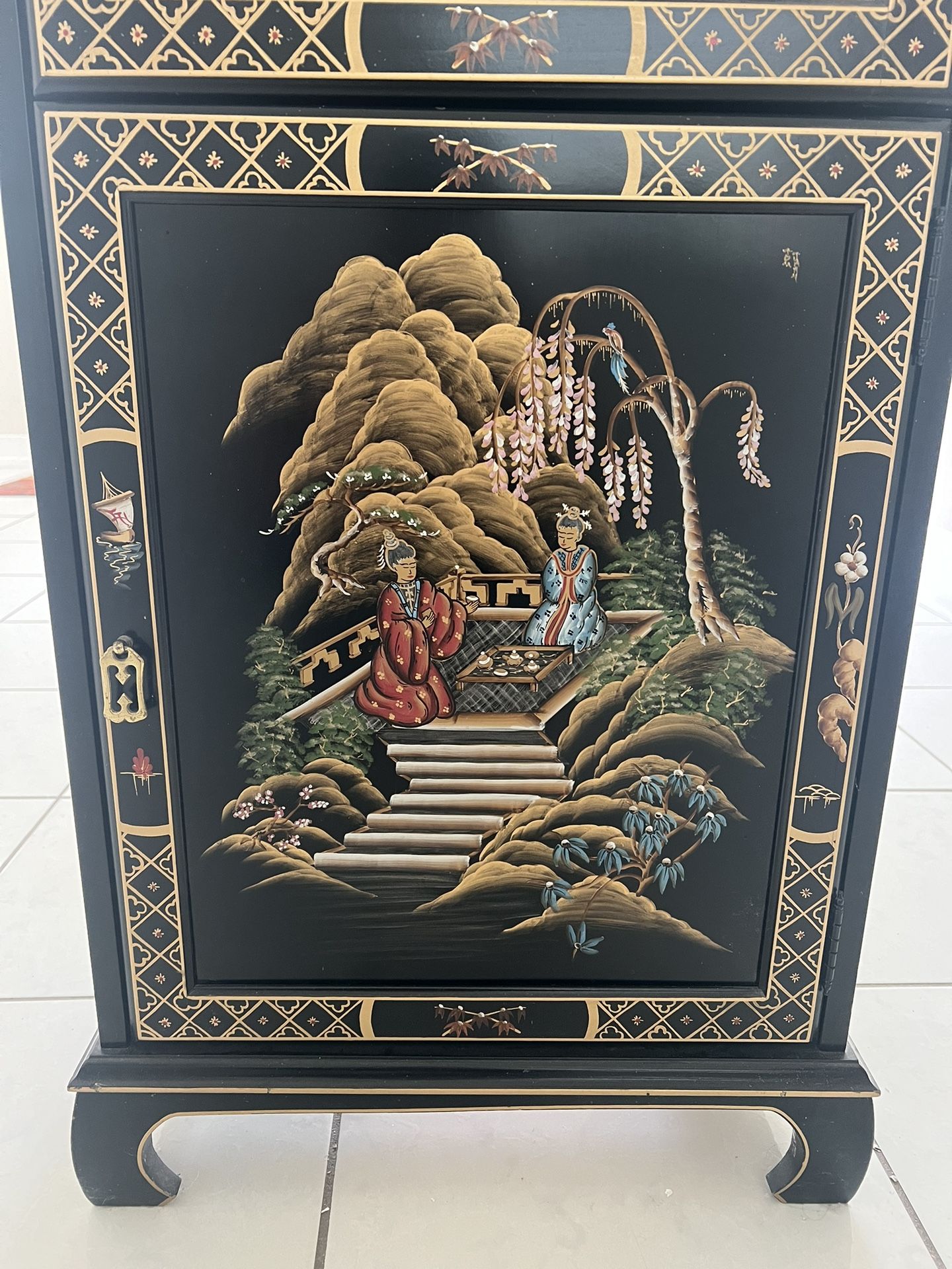 Vintage jasper Cabinet