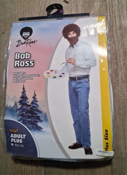 Spirit Halloween Bob Ross Costume Kit
Size: Adult Plus Size (Fits Men's XXL / 2XL)
