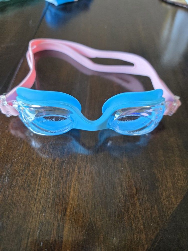 Pink/Blue Swimming Goggles