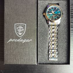 Gold And Silver Poedagar Men’s Watch 