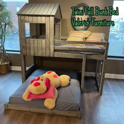 Twin Over Full Bunk Bed Take Home With $50 Down 