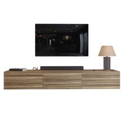 71" Floating TV Stand with Storage / Wall-Mounted Media Console for TVs up to 80”